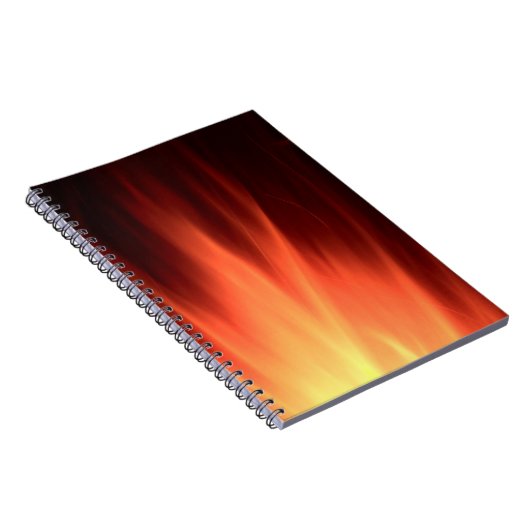 Afbeelding rood vuur notitieboek (Rechterzijde)
