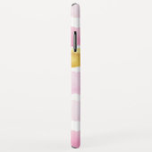 Afbeelding roze en goudkleurige Waterverf monogram Case-Mate iPhone Case (Achterkant/rechts)