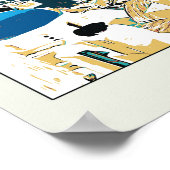 Afbeelding Santorini, Grieks Briefkaart Poster (Hoek)