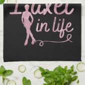 Afbeelding Schaats handdoekas Axel in levensroze g Theedoek (Gevouwen)