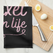 Afbeelding Schaats handdoekas Axel in levensroze g Theedoek (Quarter Fold)