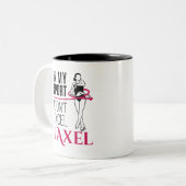 Afbeelding schaatsen Axel Pun Tweekleurige Koffiemok (Voorkant links)