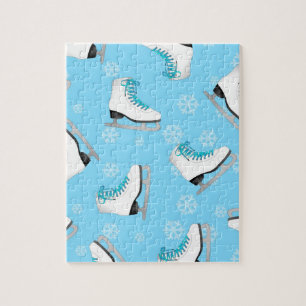 Afbeelding schaatsen - Ice Schaatsen Blue met snee Legpuzzel