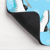 Afbeelding schaatsen - Ice Schaatsen Blue met snee Muismat (Hoek)
