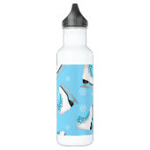 Afbeelding schaatsen - Ice Schaatsen Blue met snee Waterfles (Links)