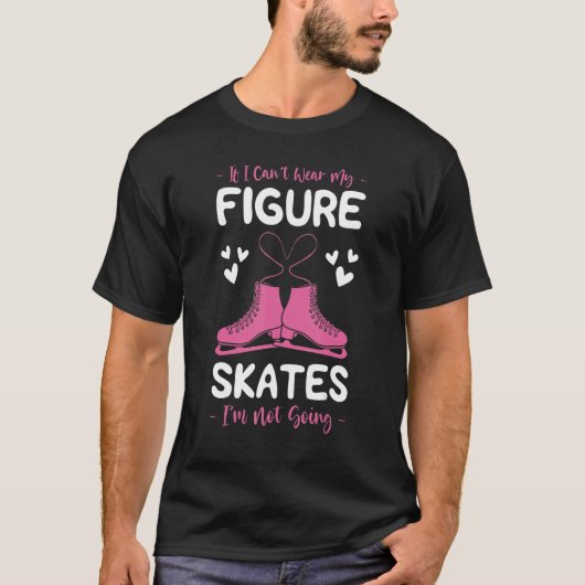 Afbeelding schaatsen Ice Skater Instructor Schaats T-shirt (Voorkant)