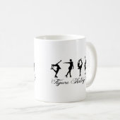 Afbeelding schaatsen is leven - Manuscript & Skate Koffiemok (Voorkant rechts)