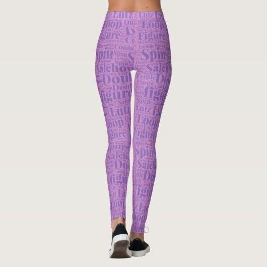Afbeelding schaatsen leggings (Achterkant)
