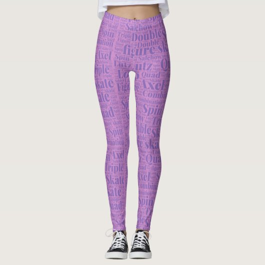 Afbeelding schaatsen leggings (Voorkant)