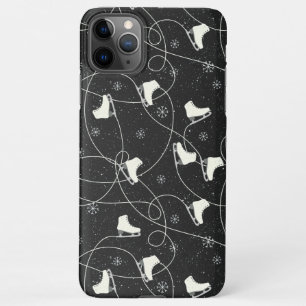 Afbeelding Schaatsen schaatsen op donkergrijs iPhone 11Pro Max Hoesje