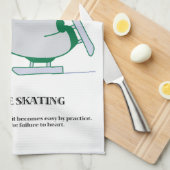 Afbeelding schaatsen theedoek (Quarter Fold)