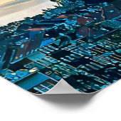 Afbeelding Schaerbeek België Foto van Vintage Poster (Hoek)