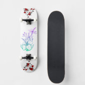 Afbeelding schattige Fantasy Flowers Persoonlijk Skateboard (Voorkant)