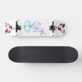 Afbeelding schattige Fantasy Flowers Persoonlijk Skateboard (Horizontaal)
