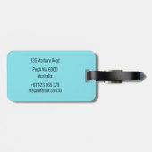 Afbeelding Schatting Bagagelabel (Achterkant horizontaal)