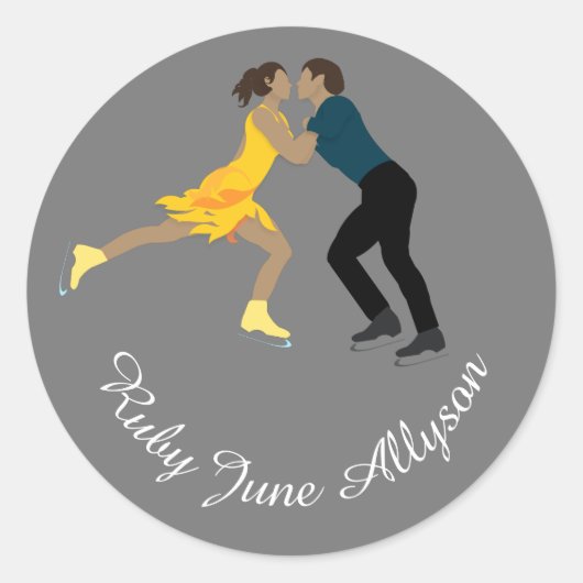 Afbeelding Schatting Ronde Sticker (Voorkant)