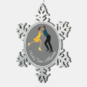 Afbeelding Schatting Tin Sneeuwvlok Ornament (Rechts)