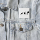 Afbeelding Schatting Vierkante Button 5,1 Cm (In situ)