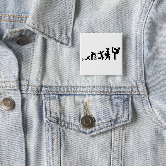 Afbeelding Schatting Vierkante Button 5,1 Cm (In situ)