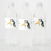 Afbeelding Schatting Waterfles Etiket (Flessen)