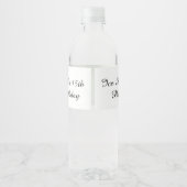 Afbeelding Schatting Waterfles Etiket (Achterkant)