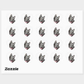 Afbeelding Schipperke Hart Sticker (Vel)