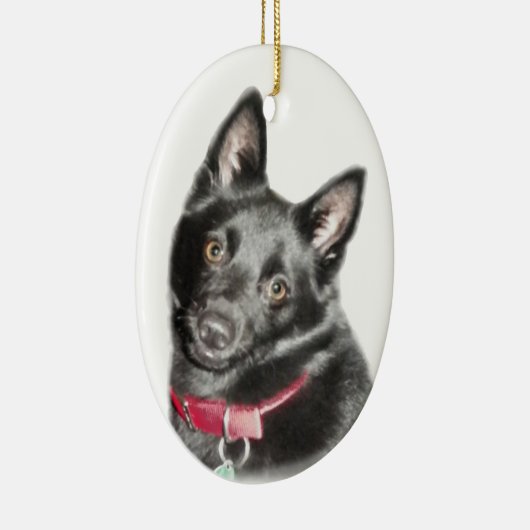 Afbeelding Schipperke Keramisch Ornament (Rechts)