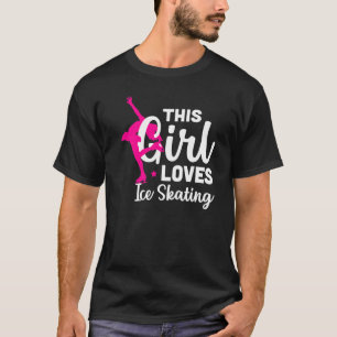 Afbeelding Schuif dit meisje houdt van ijsschaatse T-shirt