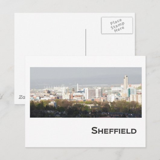 Afbeelding Sheffield Landscape Briefkaart (Voorkant / Achterkant)