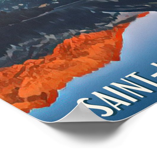 Afbeelding Sint-Lary-Soulan Poster (Hoek)