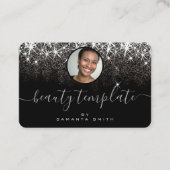 Afbeelding Sjabloon Lichtgevende Platina Zilver Gl Visitekaartje (Voorkant)