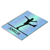 Afbeelding Skateeg Sparkle Custom Name Notitieboek (Linkerzijde)