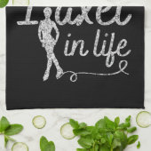 Afbeelding Skater blade-handdoekas in life Silver Theedoek (Gevouwen)