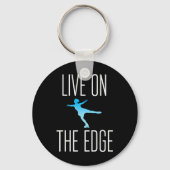 Afbeelding Skater Gift Ice Skating Schaatsen Cadea Sleutelhanger (Voorkant)