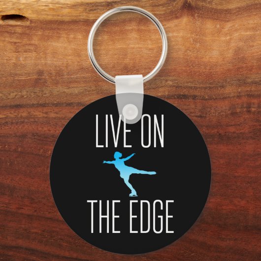 Afbeelding Skater Gift Ice Skating Schaatsen Cadea Sleutelhanger (Voorkant)