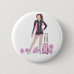 Afbeelding Skater met Zuka Bag Ronde Button 5,7 Cm