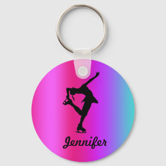 Afbeelding Skater Name Sleutelhanger (Roze, Paars,