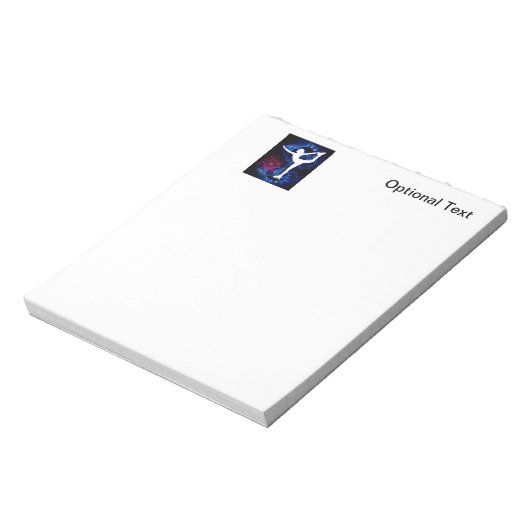 Afbeelding Skater op technisch ijs Notitieblok (Linkerzijde)