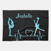 Afbeelding Skater Towel blade, hartslag bevroren b Theedoek (Horizontaal)