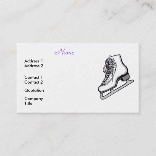 Afbeelding Skaters zijn kool Visitekaartje (Voorkant)