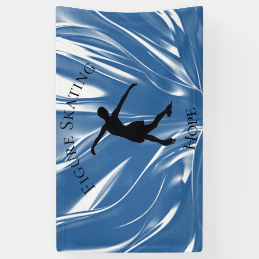 Afbeelding Skating Banner met Jouw naam! (Verticaal)