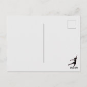 Afbeelding Skating/Ice Skating Aangepast Briefkaar Briefkaart (Achterkant)