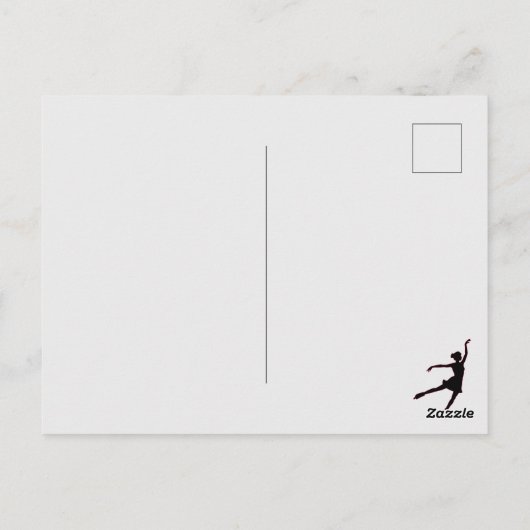 Afbeelding Skating/Ice Skating Aangepast Briefkaar Briefkaart (Achterkant)