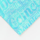 Afbeelding Skating Ice Skating Personalized Throw Fleece Deken (Hoek)