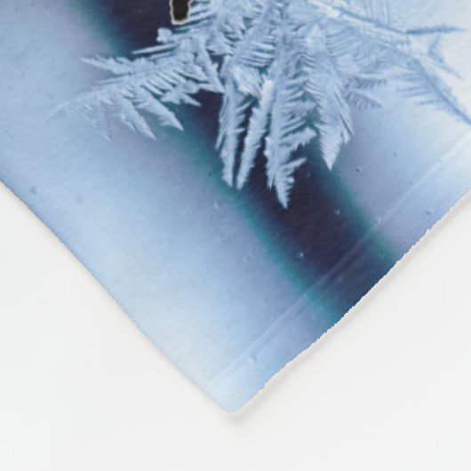 Afbeelding Skating Words Frozen Typografie w/ Name Fleece Deken (Hoek)