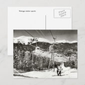  afbeelding, skilift briefkaart (Voorkant / Achterkant)
