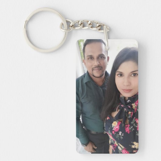 Afbeelding Sleutelhanger, aangepaste foto geschenk Sleutelhanger (Voorkant)
