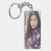 Afbeelding Sleutelhanger, aangepaste foto geschenk Sleutelhanger (Voorkant Links)