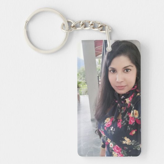 Afbeelding Sleutelhanger, aangepaste foto geschenk Sleutelhanger (Voorkant)
