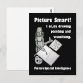 Afbeelding Smart - Blank Briefkaart (Voorkant / Achterkant)